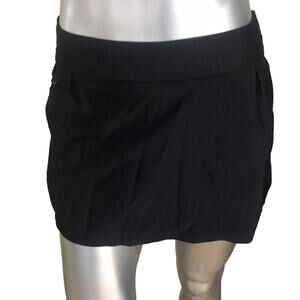 Vetinee Swim Skirt with Zipped Pocket Black Women's Size Medium